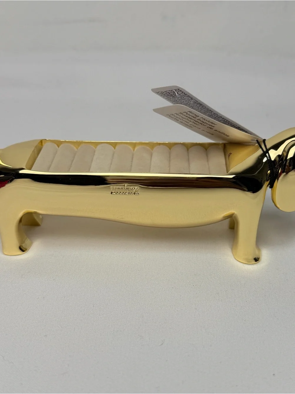 Umbra Gold Dachshund Jewelry Ring Organizer - Picture 5 of 6